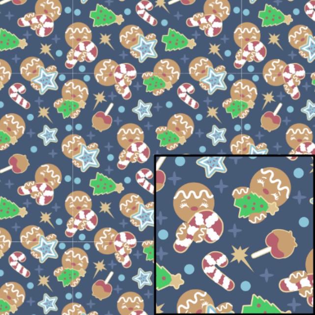 Digital Pattern Paper – Gingerbread Party – D-379956