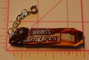 Bitten Hershey's S'mOres Candy Bar Charm