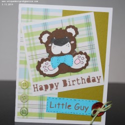 Happy Birthday Little Guy Tutorial – Unique Designs by Monica