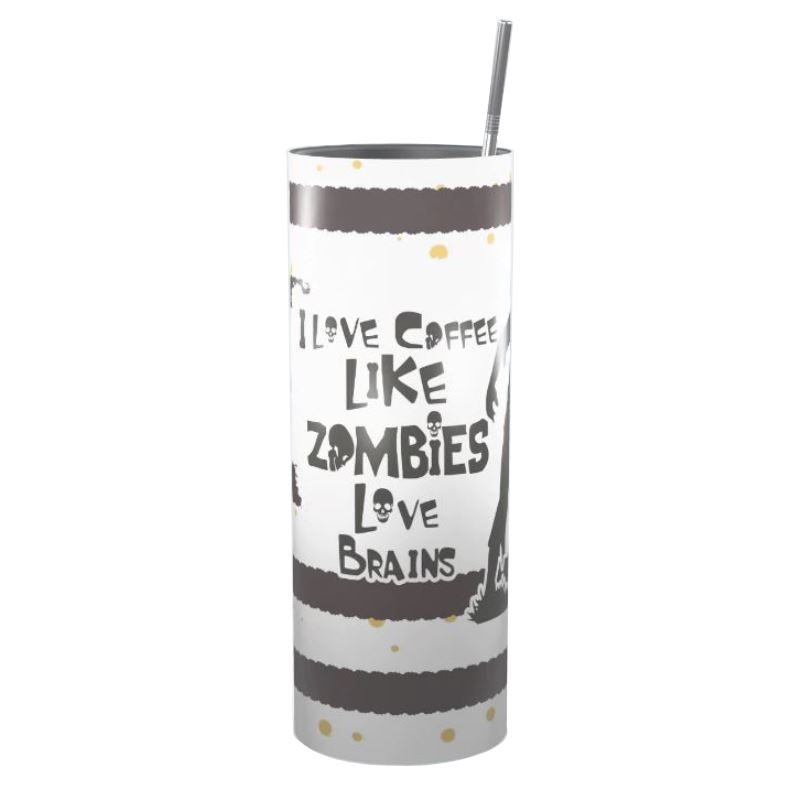 Tumbler Wrap Skinny 20oz – Zombie Loves Brains