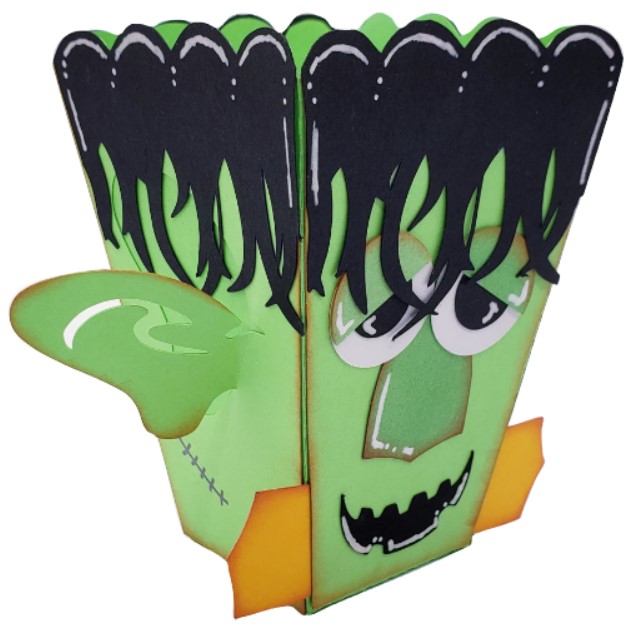 3D Frankenstein Popcorn Box