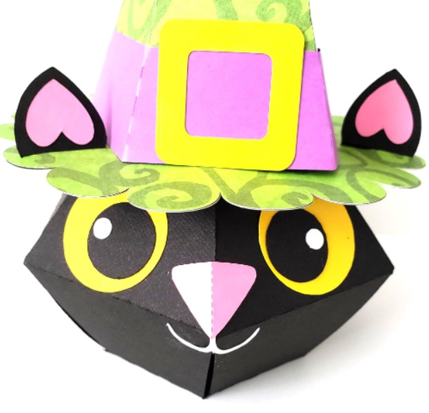 3D Kitty Witch Box