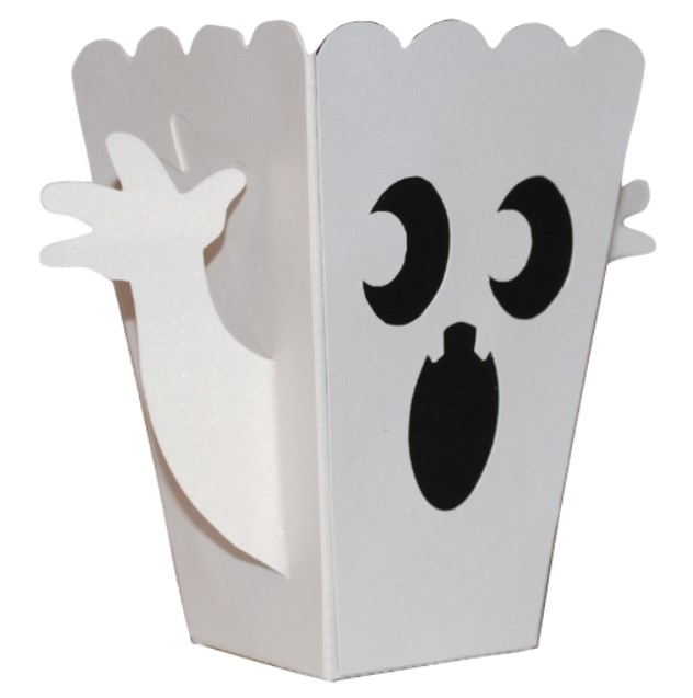 3D Ghost Popcorn Box