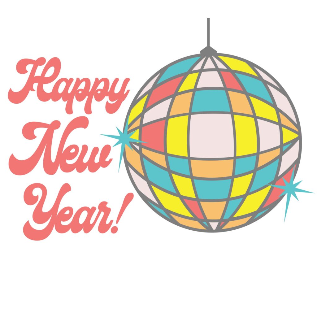 Happy New Year – Disco Ball – D-1237876 