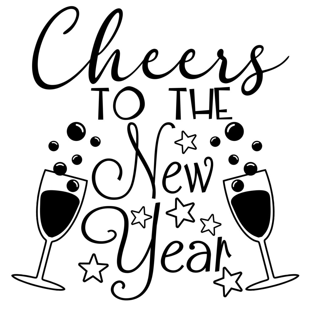 Cheers to the New Year – D-1237873