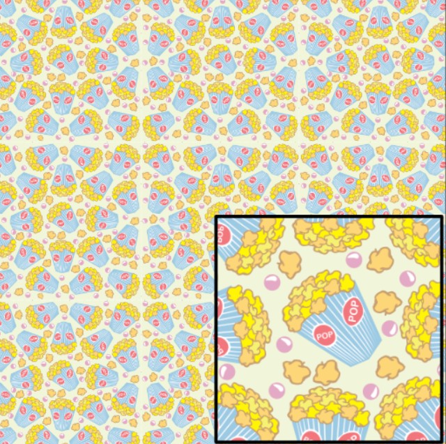 Digital Pattern Paper – Popcorn Floor – D-1240749